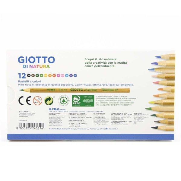 giotto giotto di natura pastelli colorati assortiti in 10 conf. da 12 pz - foto 3 giotto giotto di natura pastelli colorati assortiti in 10 conf. da 12 pz - foto 3