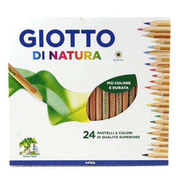 giotto giotto di natura pastelli colorati assortiti in 5 conf. da 24 pz - foto 1 giotto giotto di natura pastelli colorati assortiti in 5 conf. da 24 pz - foto 1