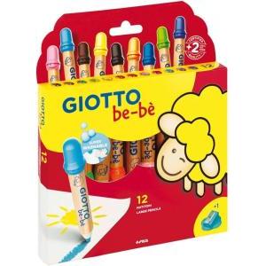 Giotto bebè pastelli 6 conf. da 12pz. colori assortiti...