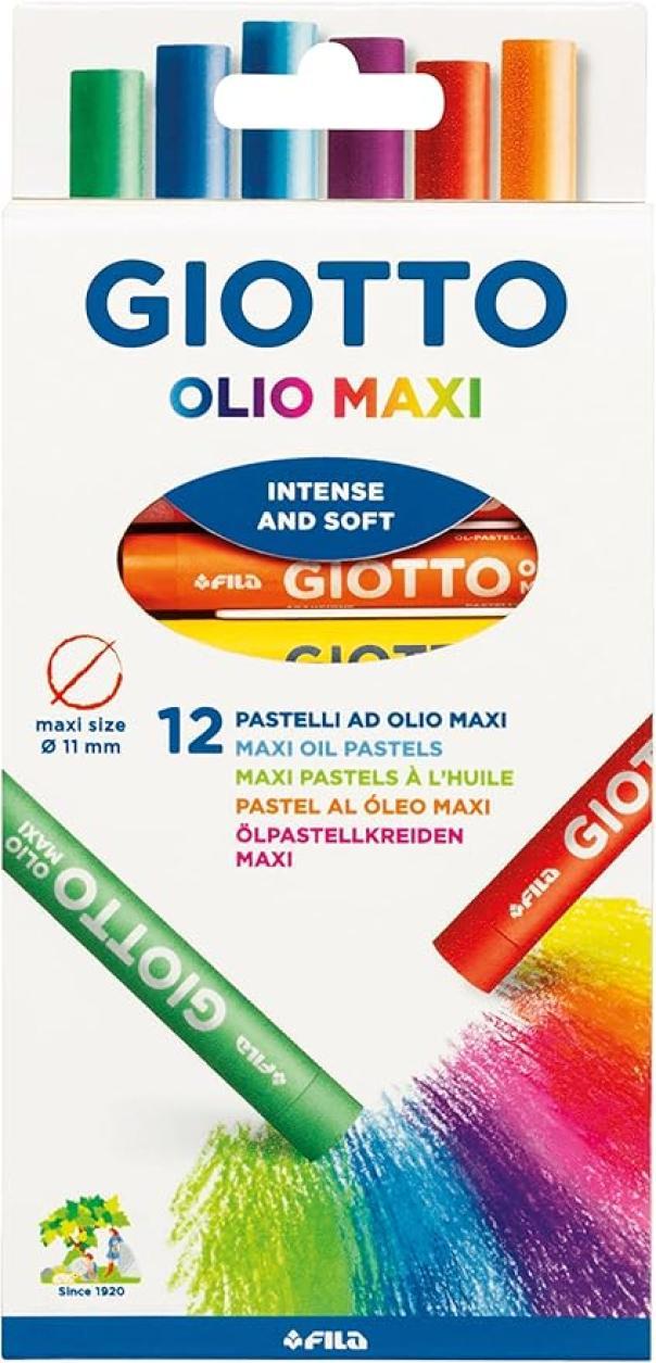 giotto giotto pastelli ad olio 6 conf. da 12 colori assortiti - foto 1 giotto giotto pastelli ad olio 6 conf. da 12 colori assortiti - foto 1