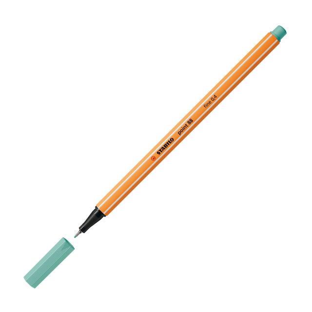 stabilo stabilo point 88 pennarello fineliner con tratto da 0,4 mm colore eucalipto n° 12 - foto 2