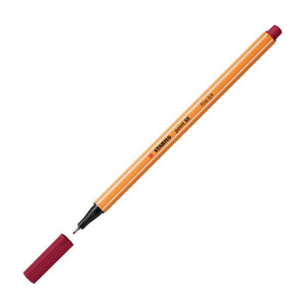 stabilo stabilo point 88 pennarello fineliner con tratto da 0,4 mm colore porpora n° 19 - foto 2