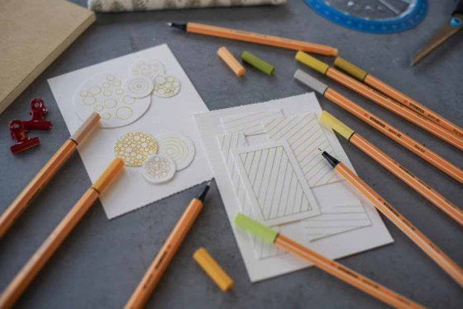 stabilo stabilo point 88 10pz pennarello fineliner con tratto da 0,4 mm colore giallo limone n° 24 - foto 3