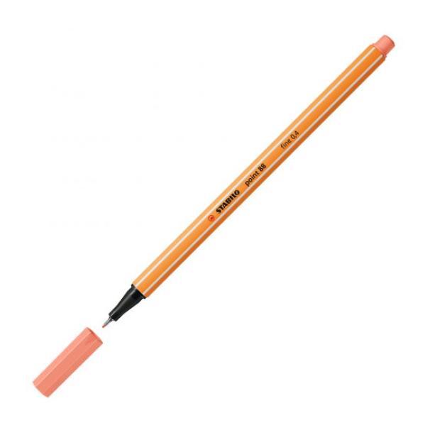 stabilo stabilo point 88 pennarello fineliner con tratto da 0,4 mm colore albicocca n° 26 - foto 2