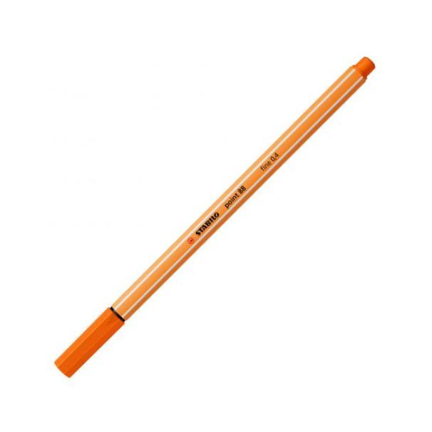stabilo stabilo point 88 pennarello fineliner con tratto da 0,4 mm colore vermiglio pallido n° 30 - foto 1