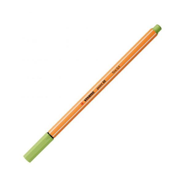 stabilo stabilo point 88 pennarello fineliner con tratto da 0,4 mm colore pistacchio n° 34 - foto 1