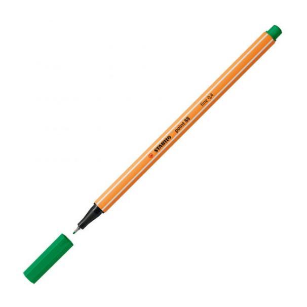 stabilo stabilo point 88 pennarello fineliner con tratto da 0,4 mm colore verde n° 36 - foto 2