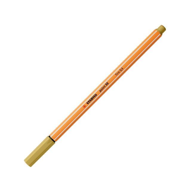 stabilo stabilo point 88 pennarello fineliner con tratto da 0,4 mm colore cachi n° 66 - foto 1