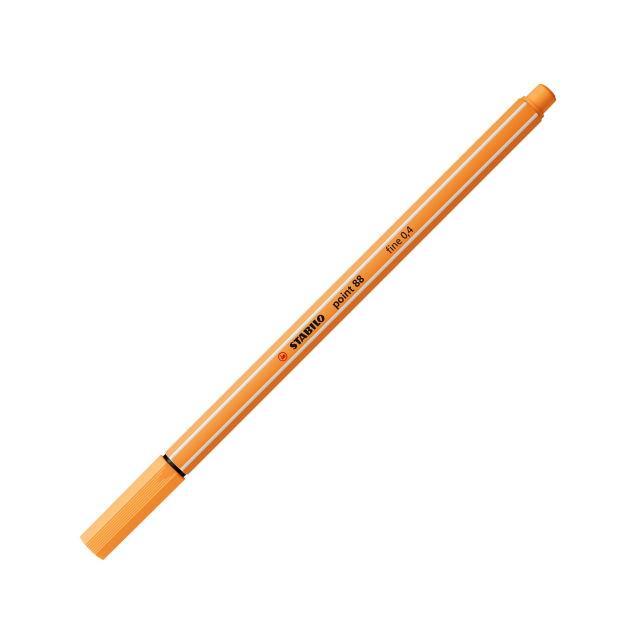 stabilo stabilo point 88 pennarello fineliner con tratto da 0,4 mm colore papaya n° 85 - foto 1