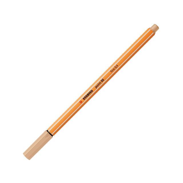 stabilo stabilo point 88 pennarello fineliner con tratto da 0,4 mm colore beige n° 86 - foto 1