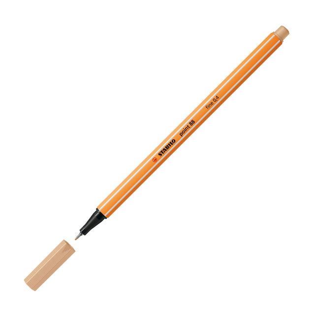 stabilo stabilo point 88 pennarello fineliner con tratto da 0,4 mm colore beige n° 86 - foto 2