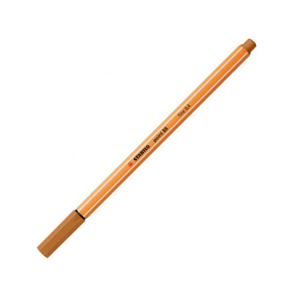 stabilo stabilo point 88 pennarello fineliner con tratto da 0,4 mm colore ocra scuro n° 89 - foto 1
