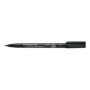 Lumocolor 318 penna marcatore permanente punta fine tratto da 0.7 mm colore nero