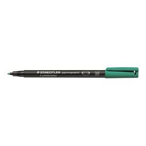 Lumocolor 317 penna marcatore permanente punta media tratto da 1.0 mm colore verde
