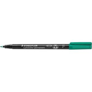 Lumocolor 318 penna marcatore permanente punta fine tratto da 0.7 mm colore verde