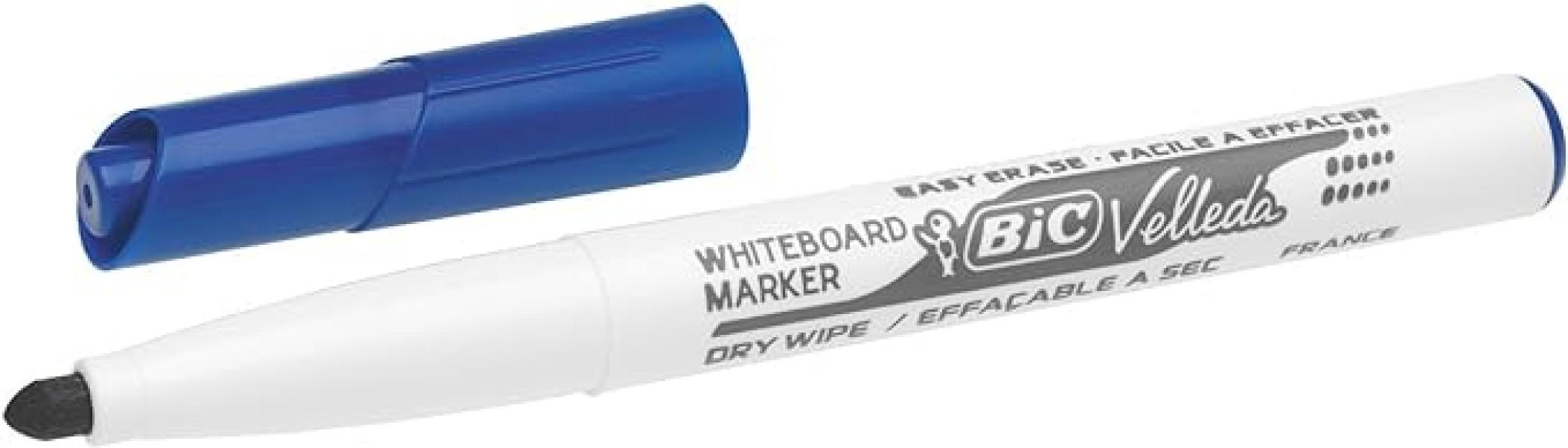 bic bic pennarello marcatore velleda 1741 punta tonda tratto da 1,4 mm colore blu - foto 1