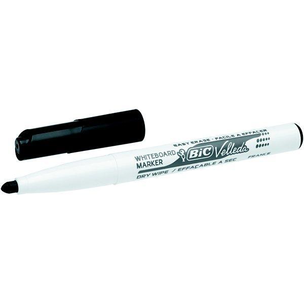 bic bic 12pz pennarello marcatore velleda 1741 punta tonda tratto da 1,4 mm colore nero - foto 2 bic bic 12pz pennarello marcatore velleda 1741 punta tonda tratto da 1,4 mm colore nero - foto 2