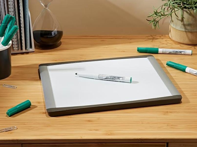 bic bic pennarello marcatore velleda 1741 punta tonda tratto da 1,4 mm colore verde - foto 3