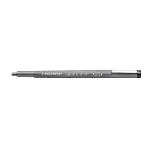 Fineliner 10pz mars graphic pigment liner punta con tratto da 0,1 mm colore nero