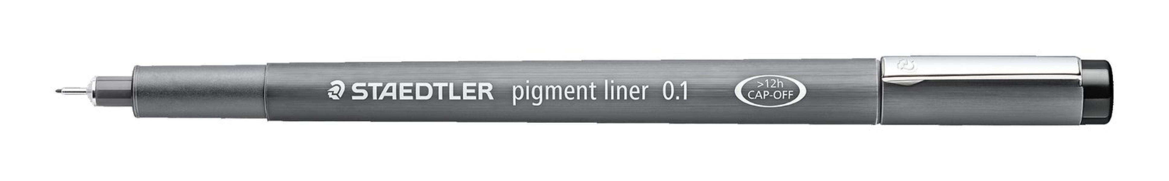 staedtler staedtler fineliner mars graphic pigment liner punta con tratto da 0,1 mm colore nero - foto 1