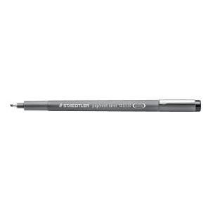 Fineliner 10pz mars graphic pigment liner punta a scalpello tratto da 0,3 a 2,0 mm colore nero