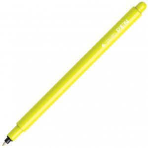 Pen marcatore punta fine  0,5 mm colore giallo fluo (cod 13)
