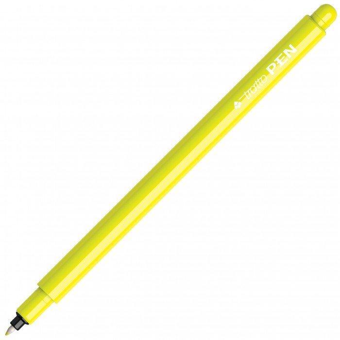 tratto tratto pen marcatore punta fine tratto 0,5 mm colore giallo fluo (cod 13) - foto 1