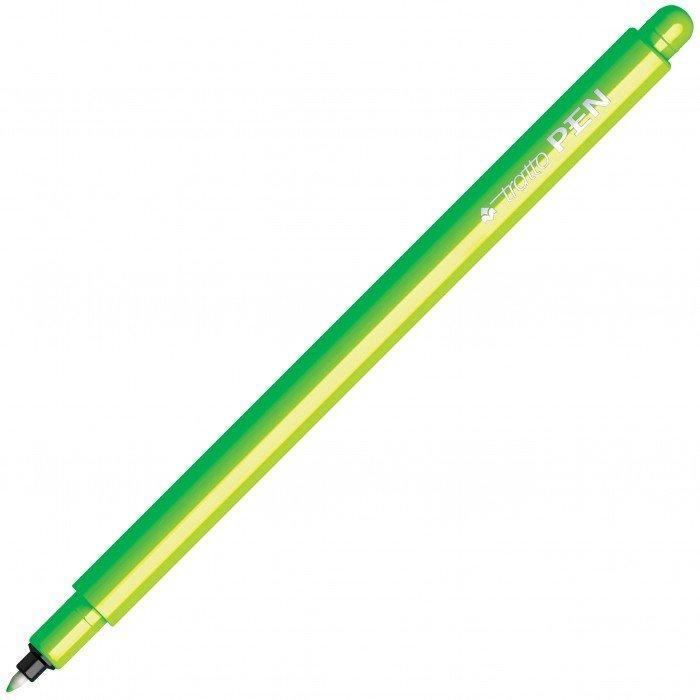 tratto tratto pen marcatore punta fine tratto 0,5 mm colore verde fluo (cod 15) - foto 1