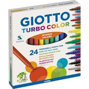 Turbo color astuccio da 24 pennarelli a punta fine da 2.8 mm