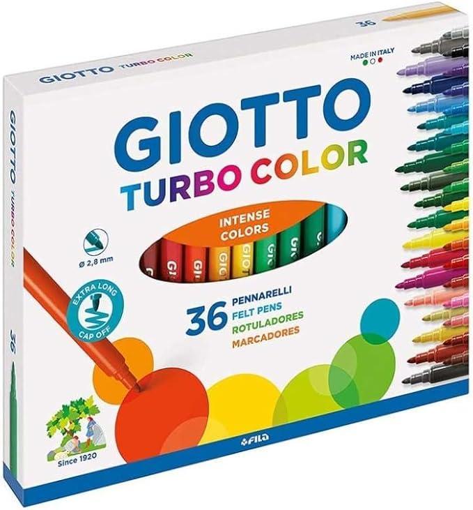 giotto giotto turbo color astuccio da 36 pennarelli a punta fine da 2.8 mm - foto 2