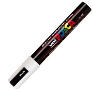 Osama marcatore  pc5 punta media tonda con tratto da 1,8 mm a 2,5 mm colore bianco
