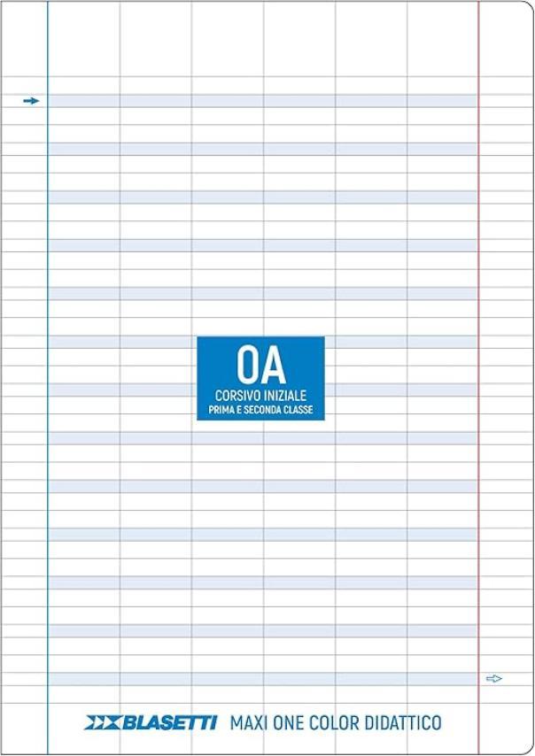 blasetti blasetti 6pz maxi quaderno a4 one color didattico per disgrafia linea blu righe tipo a - foto 3 blasetti blasetti 6pz maxi quaderno a4 one color didattico per disgrafia linea blu righe tipo a - foto 3