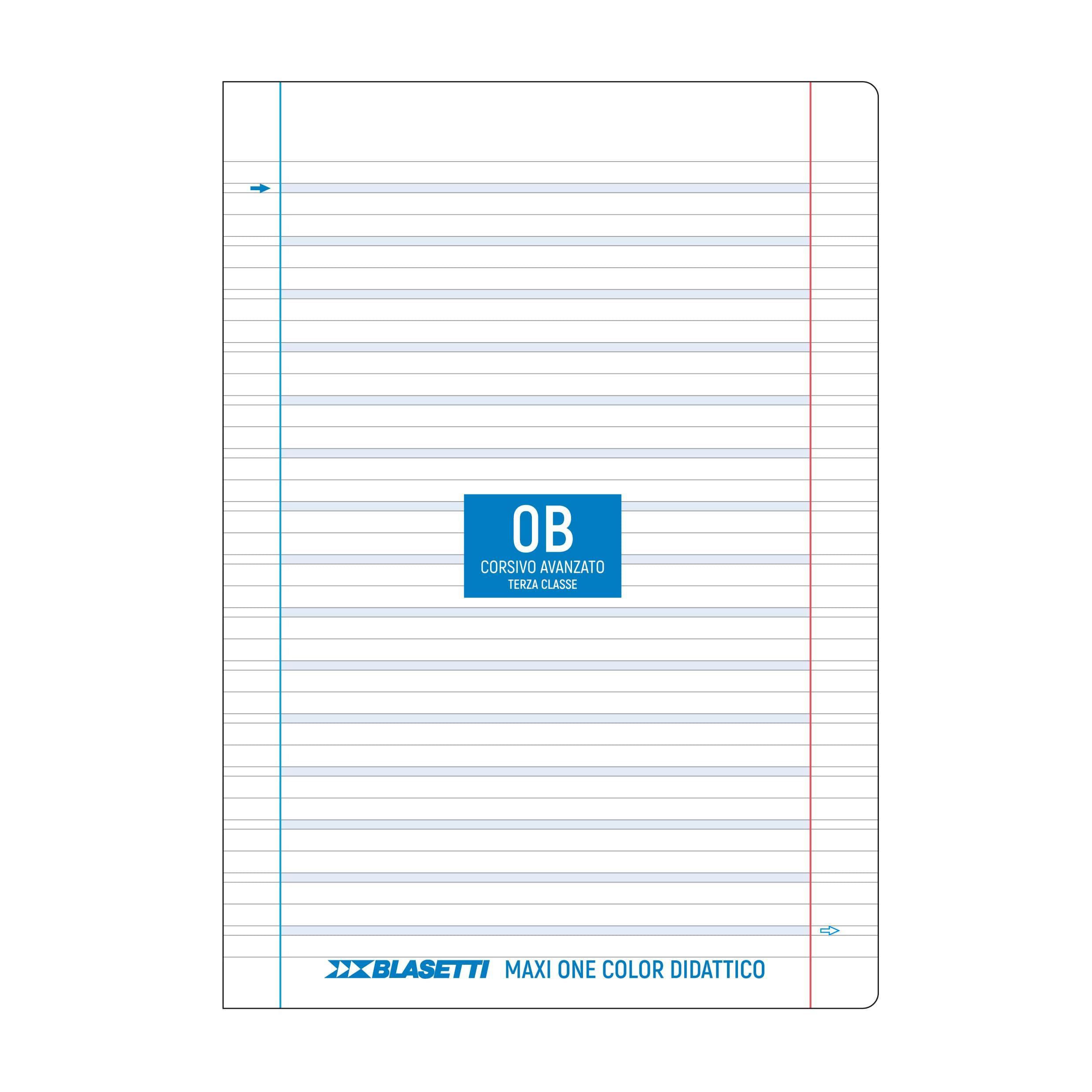 blasetti blasetti 6pz maxi quaderno a4 one color didattico per disgrafia linea blu righe tipo b - foto 3 blasetti blasetti 6pz maxi quaderno a4 one color didattico per disgrafia linea blu righe tipo b - foto 3