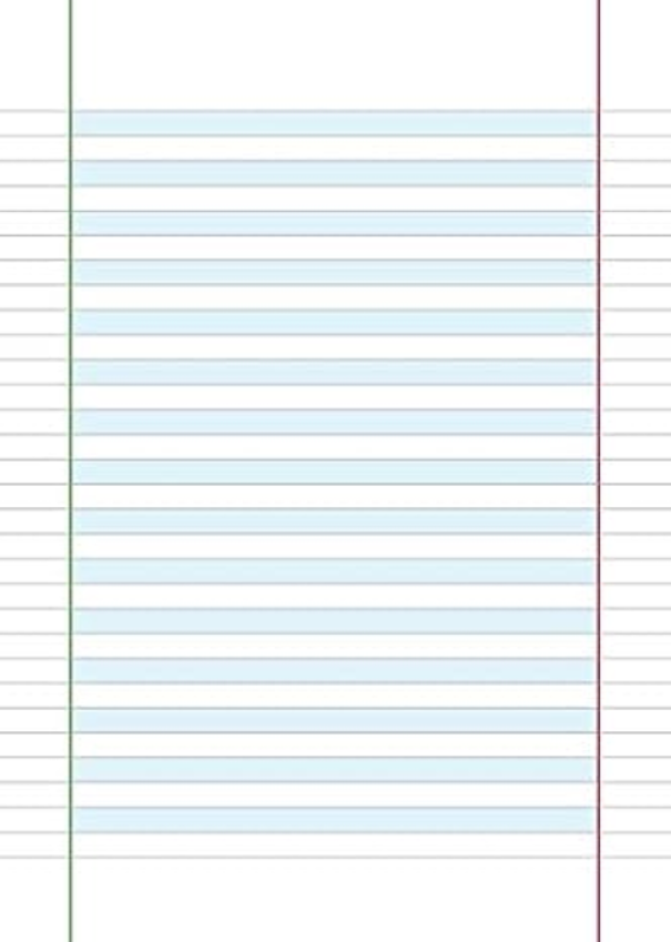 blasetti blasetti 6pz maxi quaderno a4 one color didattico per disgrafia linea blu righe tipo c - foto 3