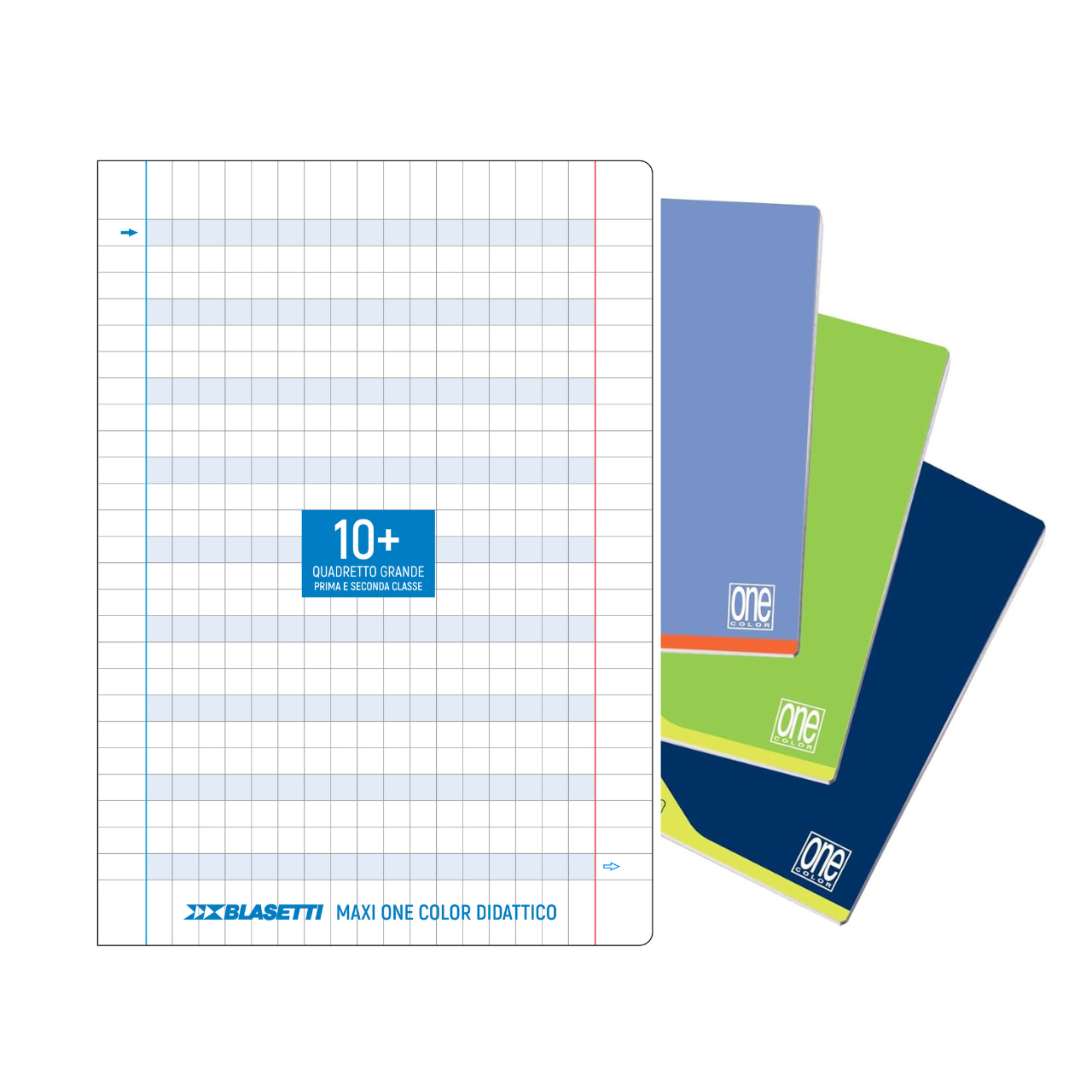 blasetti blasetti 6pz maxi quaderno a4 one color didattico per disgrafia linea blu quadretti 10 mm (1 cm) con doppia spaziatura (10+) - foto 3 blasetti blasetti 6pz maxi quaderno a4 one color didattico per disgrafia linea blu quadretti 10 mm (1 cm) con doppia spaziatura (10+) - foto 3