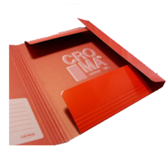 croma croma 12pz cartella con elastico a 3 lembi formato a4 in cartoncino - foto 2 croma croma 12pz cartella con elastico a 3 lembi formato a4 in cartoncino - foto 2