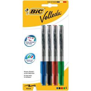 Velleda 1741 pennarello marcatore per lavagna bianca in 4 colori tratto da 1,4 mm