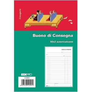 5 pz buono di consegna 50 fg. in 2 copie 15x23 cm e5209c
