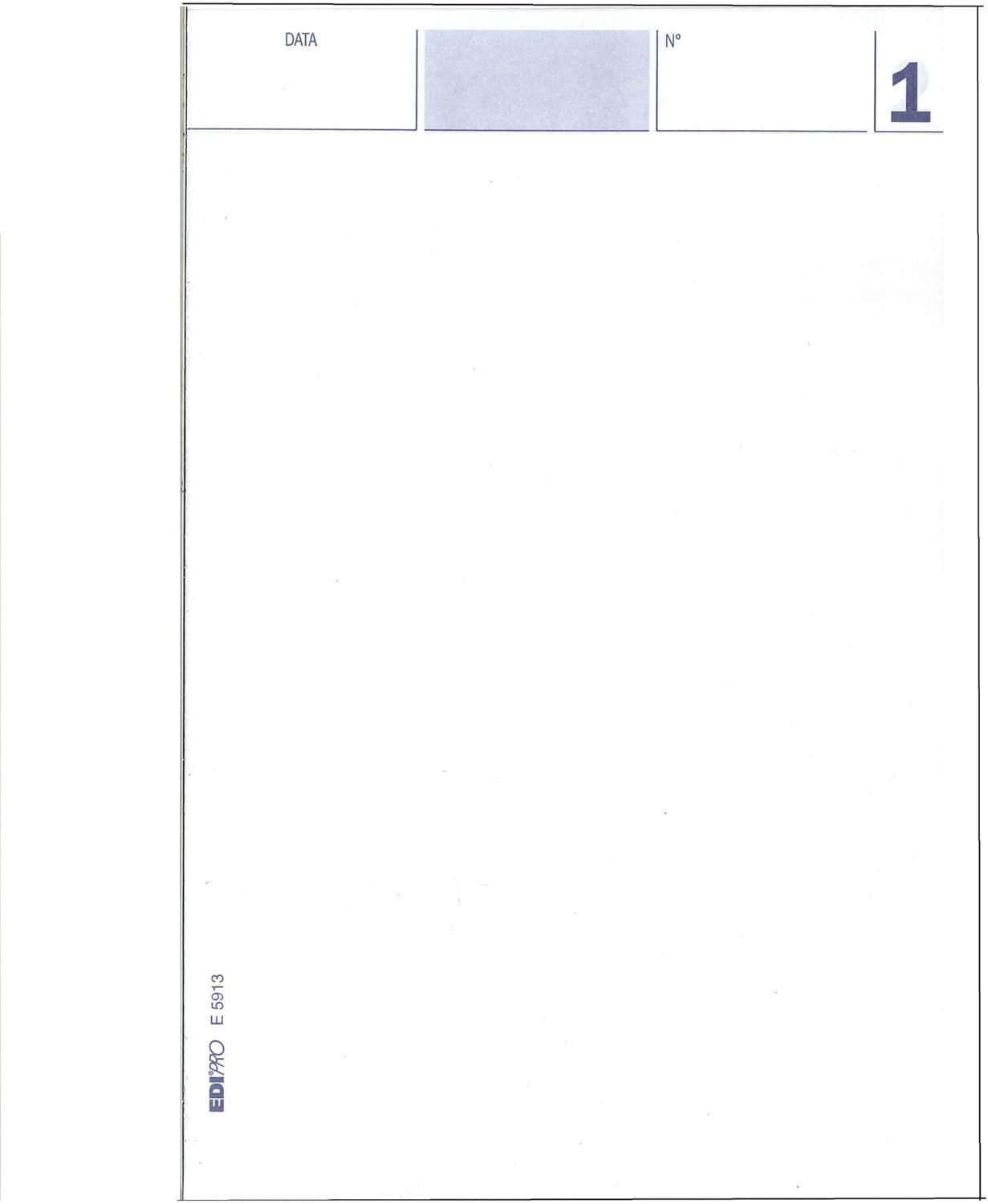 edipro edipro 10 pz blocco comande 25 fg. in 2 copie 9,9x17 cm e5913 - foto 2