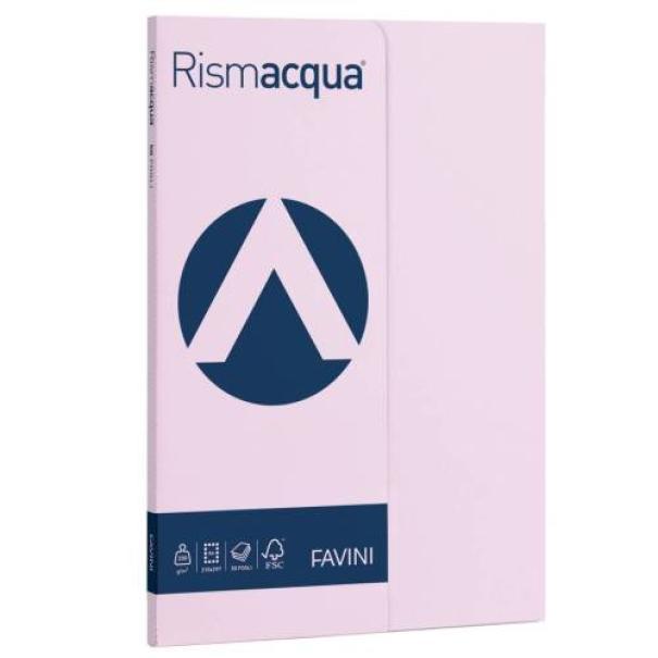 favini favini rismacqua small a4 50 fogli 200gr/mq lilla 06 - foto 1