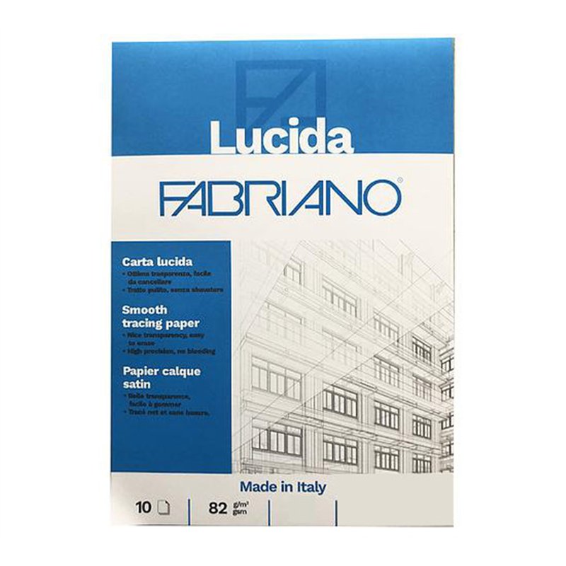 fabriano fabriano 25pz blocco lucido 10 fogli 29,7x42 a3 - foto 1