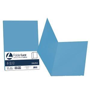 Cartelle per atti folderluce simplex 50 pz colore azzurro 55