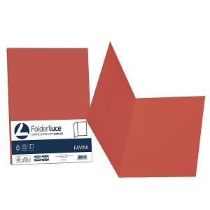 Cartelle per atti folderluce simplex 50 pz colore rosso scarlatto 61