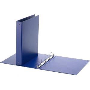 Raccoglitore 4 anelli formato 25x35 cm diametro 30 mm colore blu