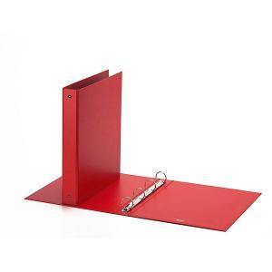 Raccoglitore 4 anelli formato 22x30 cm diametro 40 mm colore rosso