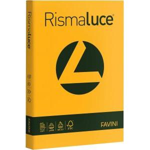 Rismaluce small a4 50 fogli 200 gr/mq colore giallo oro 52