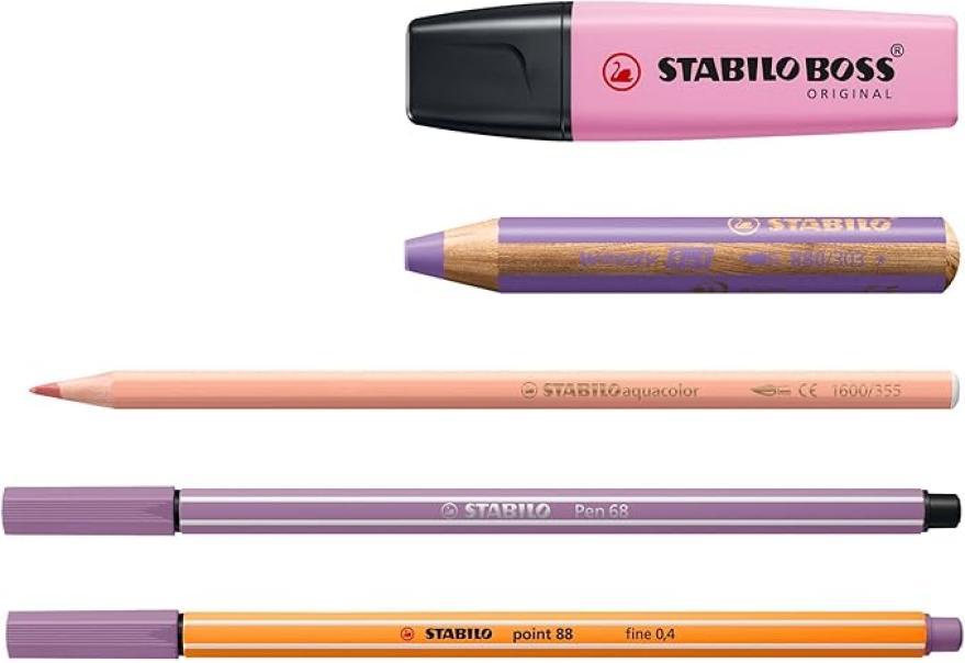 stabilo stabilo arty creative set cofanetto da 50 pz assortiti - foto 4