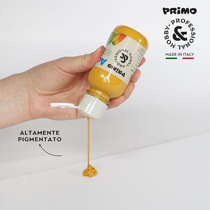 primo primo tempera acrilica da 125 ml colore ocra gialla 270 - foto 3