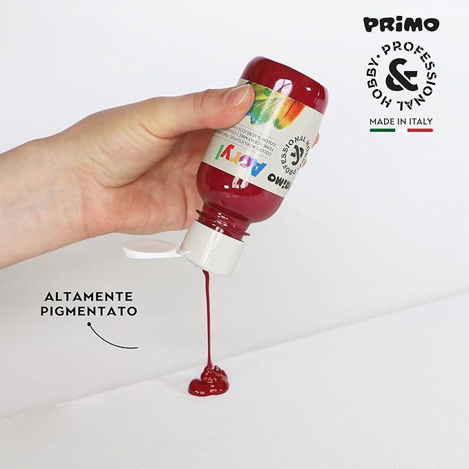 primo primo tempera acrilica da 125 ml colore bordeaux 320 - foto 3
