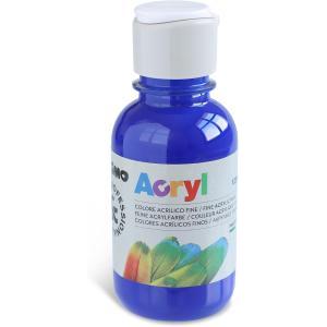 Tempera acrilica da 125 ml colore blu oltremare 500